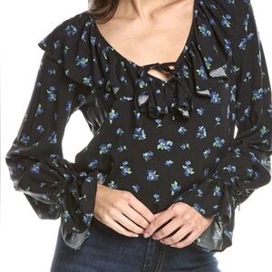 NWT REVOLVE WeWoreWhat Ruffle Blouse